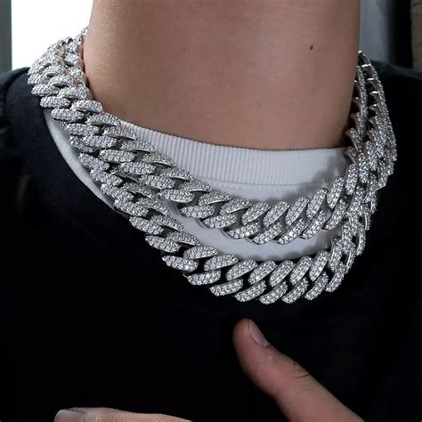 cuban iced out chain